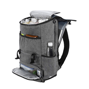 Ba Lô Làm Mát Cách Nhiệt Hai Tầng Với Ngăn Đựng Máy Tính Xách Tay Túi Làm Mát Đồ Ăn Trưa Chống Rò Rỉ Mềm Lớn - Product Image 1