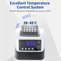 Incubadora de Baño Seco con Calefacción y Refrigeración DLAB HC110-Pro, Baño Metálico de Temperatura Constante Programable