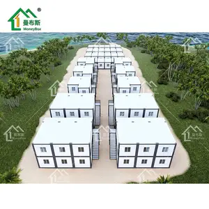 Conception de mode abordable à faible coût converti maisons modulaires préfabriquées mobiles en conteneurs de stockage de marchandises par mer et par mer - Product Image 1