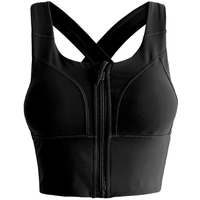 Soutien-gorge de sport à séchage rapide pour femme, anti-choc de force moyenne, push-up, dos élégant, idéal pour le fitness et le yoga, à porter comme vêtement extérieur
