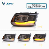 Vland Factory Wholesale LED Head Light Car Part Front Lamp 1500 2500 3500 2009-2018 Ram 1500 CLASSIC 2019-2021 for Dodge Ram