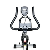 Bicicleta de Spinning para Ejercicio en Interiores, con Tubo de Acero de 1.5 mm de Grosor, Pantalla LCD, Ideal para Deportes y Fitness
