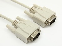 Cable serial de cobre RS232 DB9 M a USB AM 1m con cable moldeado tipo USB2.0
