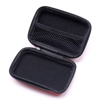 Boîte de rangement pour écouteurs, chargeur, câble, en plastique EVA, logo de marque personnalisé, robuste, 12 cm, pour le rangement de petits objets
