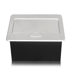 Huibaili Hardware Desktop Pop Up <b>Socket</b> 2x EU Plug <b>With</b> <b>Usb</b> Charging For Conference Table Office Furniture - Product Image 2
