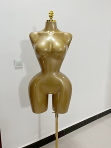Maniquí de Plástico Brasileño BBL para Exhibición de Ropa, Parte Superior del Cuerpo, Pintura Dorada, Torso Curvilíneo, Pechos <span class=keywords><strong>Grandes</strong></span>, Trasero Grande - Product Image 6