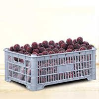 Vente directe d'usine, paniers en plastique polypropylène jetables et recyclables de la marque Zhenlong, boîtes à fruits et légumes haute résistance