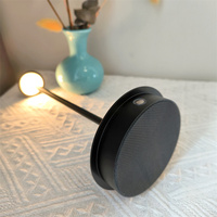 Lampe de table moderne à LED sans fil à piles, en aluminium anodisé, 4 températures de couleur, pour restaurant, salon
