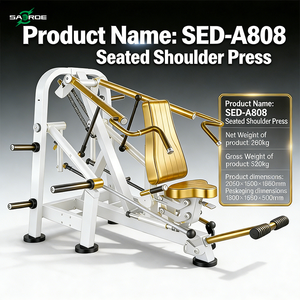 SAERDE Équipement de musculation professionnel à charge libre pour presse pectorale large / Équipement d'entraînement de force - Product Image 2