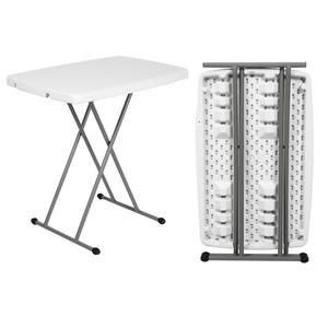 <span class=keywords><strong>Mini</strong></span> mesa plegable de plástico personal ajustable compacta plegable portátil pequeña multifuncional - Product Image 3