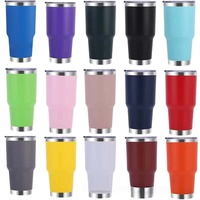 Gobelet isotherme classique en acier inoxydable 304 de 30 oz à double paroi sous vide pour voiture, idéal pour les boissons glacées, personnalisable avec logo, parfait comme cadeau