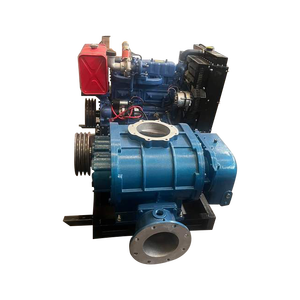 Elektrische AC gietijzeren hogesnelheids grote capaciteit V-riem aangedreven zuigkorrelkracht drievoudige lobben lucht vacuümpomp - Product Image 1