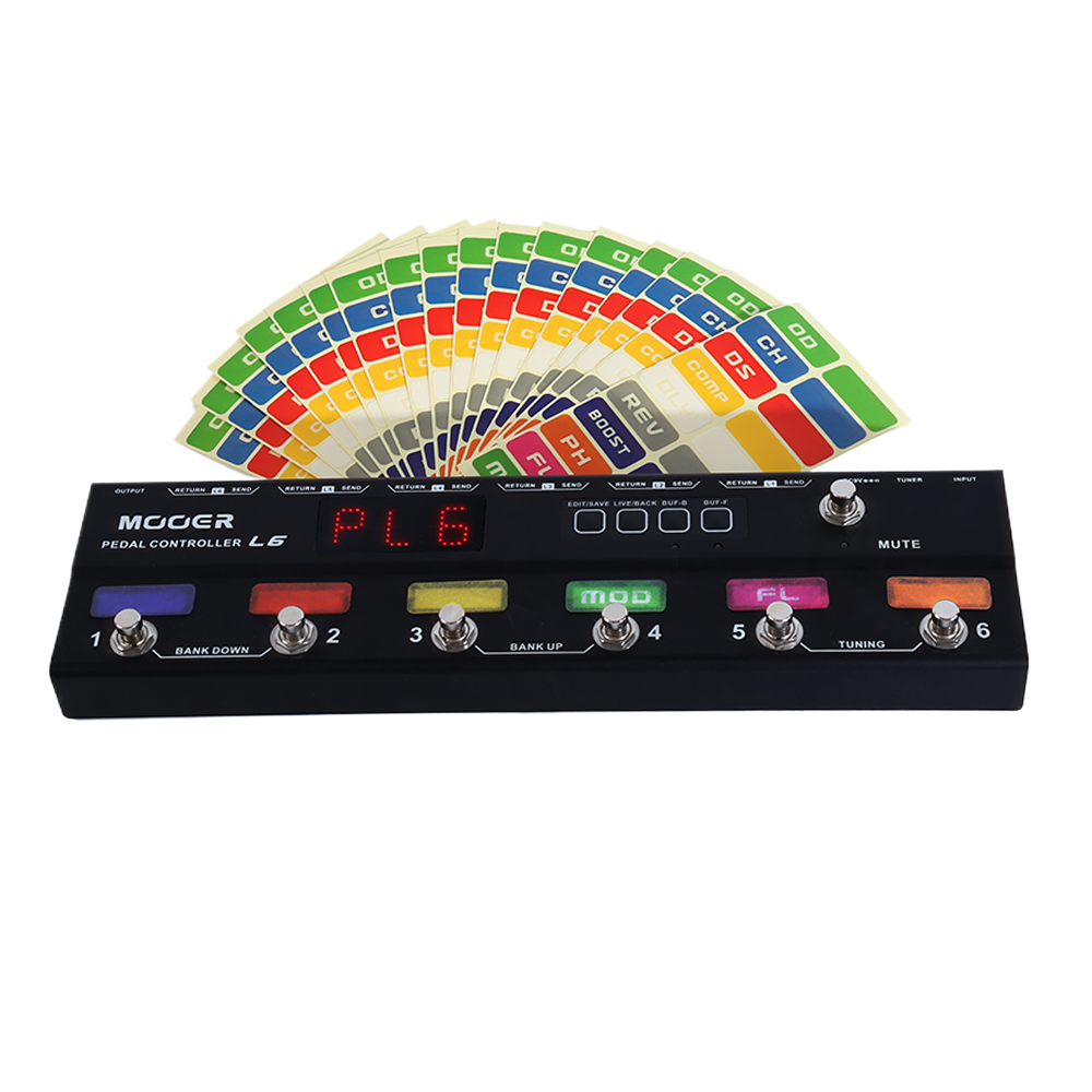 MOOER PCI6 Mkii Pedal Controller - Programmable Loop Switcher