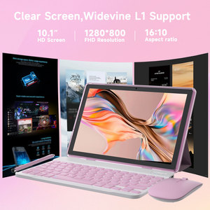 Tableta de 10 Pulgadas con 12 GB de RAM (3 GB + 9 GB Expandibles) + 64 GB de ROM, Pantalla Táctil HD de 1280 * 800, Tableta 2 en 1 con Funda con Teclado, Ratón y Lápiz Óptico - Product Image 4