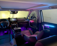 Kit d'éclairage d'ambiance à ruban pour Toyota RAV4 Wildlander 2020-2026, bande LED intérieure, contrôle par application, 24 lumières, couleur fantôme