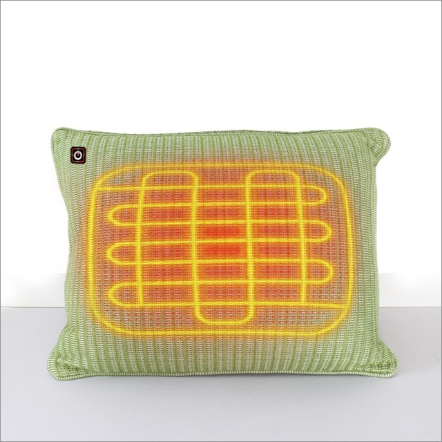 USB Rechargeable Cordless Outdoor Travel Pillow Graphene Flame Retardant Heated Cushion for Lumbar Seat Comfortable Heat for