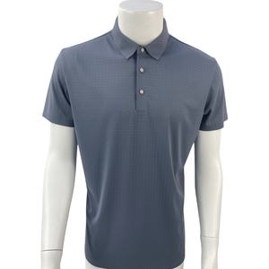 Polo sans coutures pour hommes Dusty Blue Summer Tshirt polo décontracté respirant à manches courtes personnalisé - Product Image 3