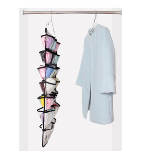 Organisateur de <span class=keywords><strong>placard</strong></span> suspendu avec 42 poches, pour sous-vêtements, bas, soutien-gorge et chaussettes, en tissu non tissé, double face, gain de place - Product Image 1