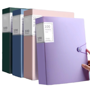 Vente en gros PP plastique A4 taille 40 60 100 pochettes affichage clair livre présentation dossier - Product Image 1