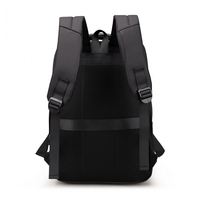 Sac à dos pour ordinateur portable de 15,6 pouces, en tissu Oxford imperméable, avec logo personnalisé, MOQ 1, en stock, pour les voyages d'affaires