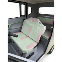 Tricycle électrique à 3 roues 1000W, véhicule 4 places pour adultes, mini véhicule électrique de livraison avec carrosserie fermée pour le transport de marchandises