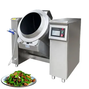 Commercial Electric Intelligent Automatic Stir Frying Machine Automatic Cooking Machine Gas Auto Cooking Stir Fryer