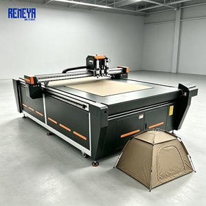 Cutter à couteau oscillant CNC REMEYA : Qualité supérieure et faible coût d'exploitation pour panneaux de tentes de qualité militaire - Product Image 1