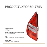 Installation personnalisée lampe arrière de voiture lampe de transformation feu arrière feu arrière pour Hyundai I30 2009