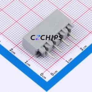 231-134/001-000 Plug-in Terminal Block Through hole Component (THT),P=5mm Connector 5mm Gray Straight Pin 4P - Product Image 2