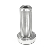 Baut Titanium GR5 M8*30mm Berkualitas Tinggi Kepala Bulat Hex Socket Hollow Bolts Harga Pabrik Sekrup Allen Kepala Tipis Datar
