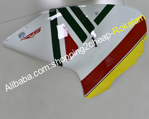 Moto carrocería carenados parte <span class=keywords><strong>Aprilia</strong></span> RS250 1998, 1999, 2000, 2001, 2002 <span class=keywords><strong>RS</strong></span> <span class=keywords><strong>250</strong></span> número 3 rojo blanco amarillo <span class=keywords><strong>carenado</strong></span> mercado de accesorios Kit - Product Image 5