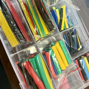 328 pièces PVC Flexible bandes thermorétractables petit paquet <span class=keywords><strong>rouleau</strong></span> thermorétractable Capsule étiquettes d'emballage pour application basse tension - Product Image 6