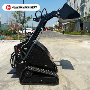 Pengiriman Cepat Mini Skid Steer <span class=keywords><strong>Loader</strong></span> Beroda Karet Diesel untuk Pertambangan & Konstruksi & Lanskap - Product Image 3