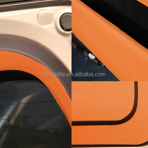 Almohadilla protectora de puerta trasera de alta calidad, cubierta adhesiva de cuero de protección embellecedora de puerta trasera para tanque GWM 500 - Product Image 4