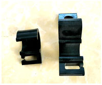 Pièces de système d'ombrage en PVC pour serre : Carte de guidage grande et petite, Carte de film petite, Clip de ligne pour rideau filet, Film plastique