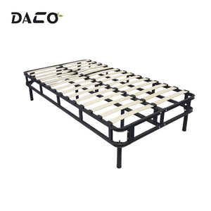 Plataforma <span class=keywords><strong>de</strong></span> hotel duradera <span class=keywords><strong>de</strong></span> esquina redonda <span class=keywords><strong>de</strong></span> fácil montaje, marco <span class=keywords><strong>de</strong></span> cama <span class=keywords><strong>de</strong></span> metal, listones <span class=keywords><strong>de</strong></span> madera desmontables, base <span class=keywords><strong>de</strong></span> cama <span class=keywords><strong>de</strong></span> metal - Product Image 1