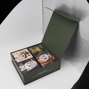 Di lusso scatola rigida in cartone verde scuro coperchio magnetico Custom <span class=keywords><strong>dentiere</strong></span> pieghevole imballaggio pieghevole <span class=keywords><strong>per</strong></span> il viso <span class=keywords><strong>crema</strong></span> Design in rilievo - Product Image 4