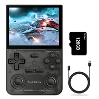 GAMINJA 64 Go, écran HD IPS de 3,5 pouces, lecteur de jeux vidéo portable sans licence intégré, console de jeux rétro classique portable