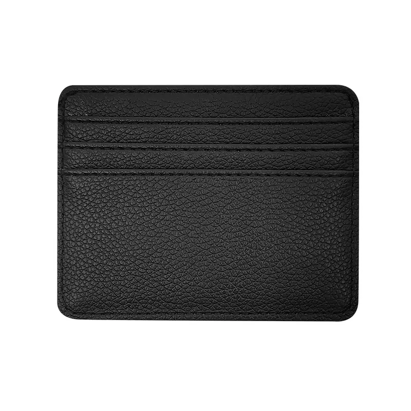 Custom Leather PU Card Men Portable Wallet Credit Card Holder Purse Card Holder Wallet