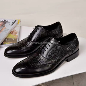 Abito da uomo di fascia alta oxford in stile britannico con chiusura Slip-On <span class=keywords><strong>scarpe</strong></span> alla moda versatili in vera pelle traspirante nera - Product Image 6