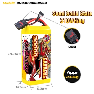 GAONENG GNB 6S 22,2 V 30000mAh 30AH 5C 10C QS8 Batería de iones de litio de estado semisólido Gran escala FPV Drone Quadcopter UAV Avión - Product Image 3