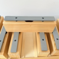 8 Note Aluminum Xylophone Orff Musical Instrument Metal Tone Bar Set with Mallets for Kids Music Education