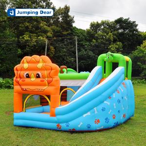 Château gonflable de saut de <span class=keywords><strong>garde</strong></span>-<span class=keywords><strong>corps</strong></span> gonflable commercial bon marché avec parc gonflable de maison gonflable de toboggan - Product Image 3