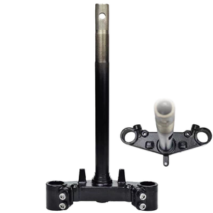 Leggera piccola tartaruga re forcella anteriore per veicoli elettrici e motocicli 27mm tubo direzione positiva del foro colonna - Product Image 1