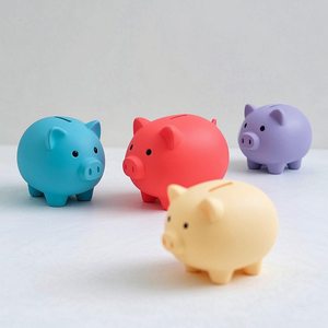 Thiết Kế Cổ Điển Trẻ Em Quà Tặng Sinh Nhật Thực Tế Đồng Xu Lưu Trữ Hộp Không Thể Phá Vỡ Nhựa Ngân Hàng Tiền Cho Cô Gái Và Chàng Trai - Product Image 5