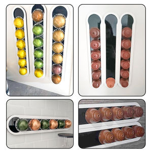 Prix de gros Distributeur de dosettes de café écologique Porte-café avec support de panier organisateur Boîte de rangement pour capsules <span class=keywords><strong>Vertuoline</strong></span> - Product Image 6