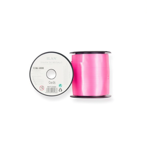 ริบบิ้นของขวัญอิลัน 1 ซม. X 100 ม. สีชมพู สำหรับห่อของขวัญ - Product Image 3