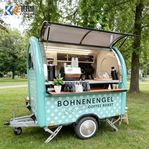 Customizable Mini Outdoor Service Cart Towable Mobile <strong>Food</strong> Truck for Coffee &amp; Ice Cream Catering Full Kitchen Equipment Included - Product Image 3