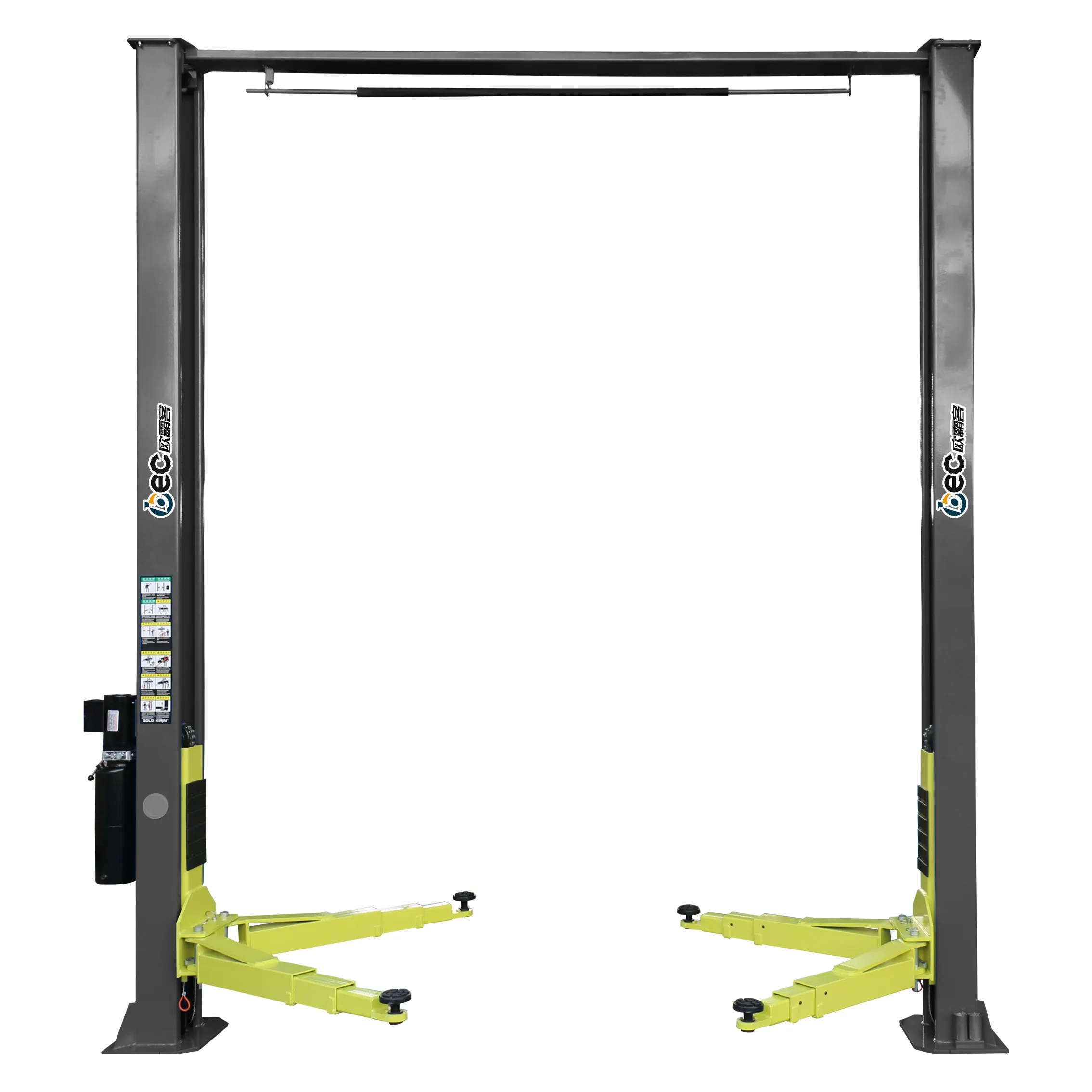 Hot sale 2 post car lift automotive shop equipment from China factory hydraulic 2 post car parking lift