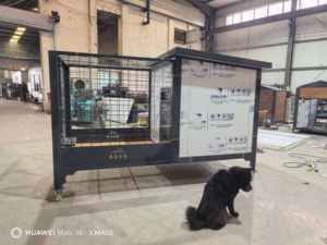 Caseta para Perros 2026 con Comedero Giratorio, Caseta <span class=keywords><strong>Grande</strong></span> para Perros, Apta para Todas las Estaciones - Product Image 2